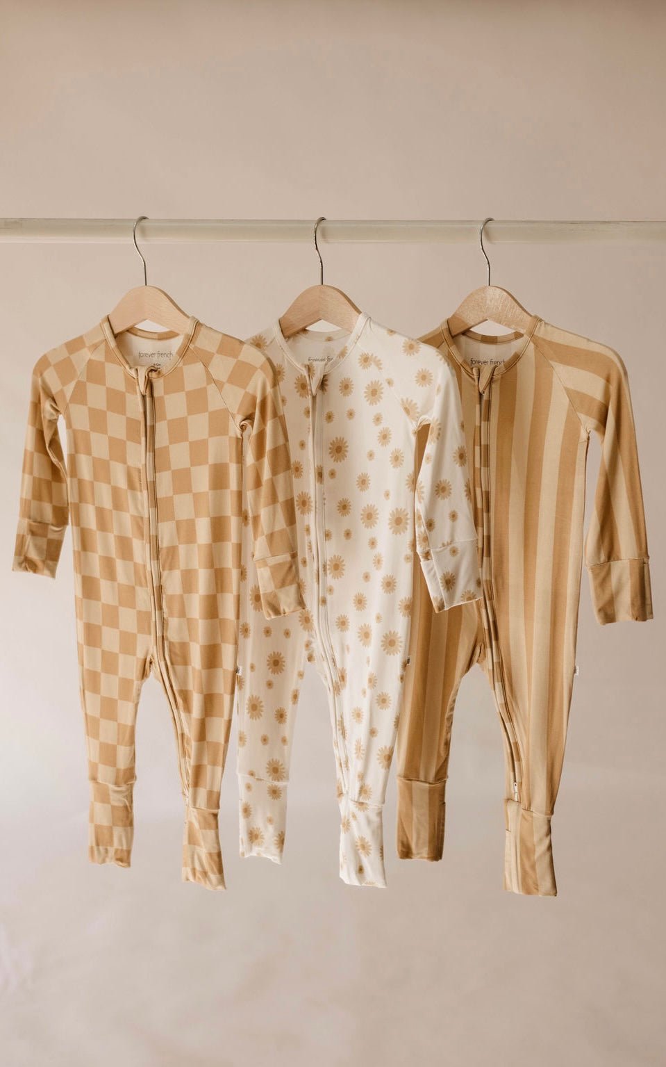 Boho Checker | Bamboo Zip Pajamas - Mack & Harvie