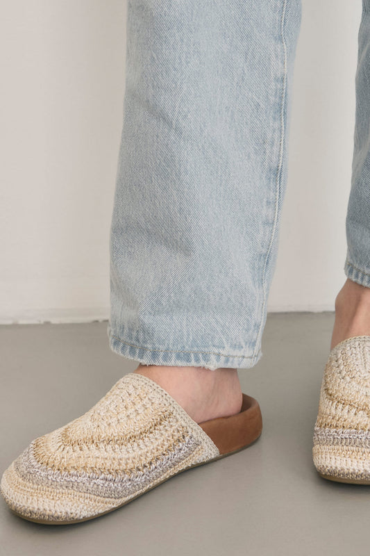 Bolinas Crocheted Clogs - Ubud Stripe