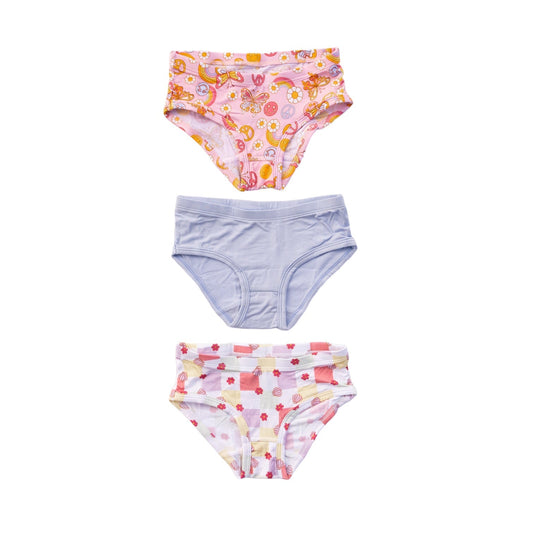 BUTTERFLY CHECKERS DREAM GIRL'S BRIEF SET - Mack & Harvie