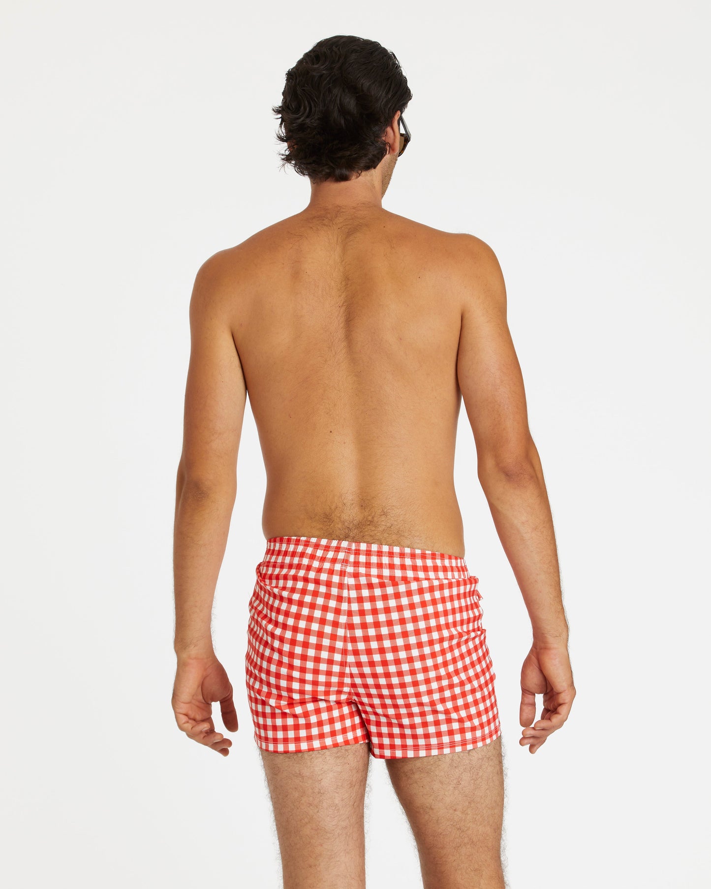 Gingham Cabana Trunk (Red)