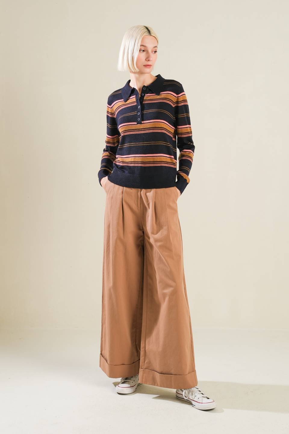 CALL IT FATE SWEATER POLO TOP - Mack & Harvie