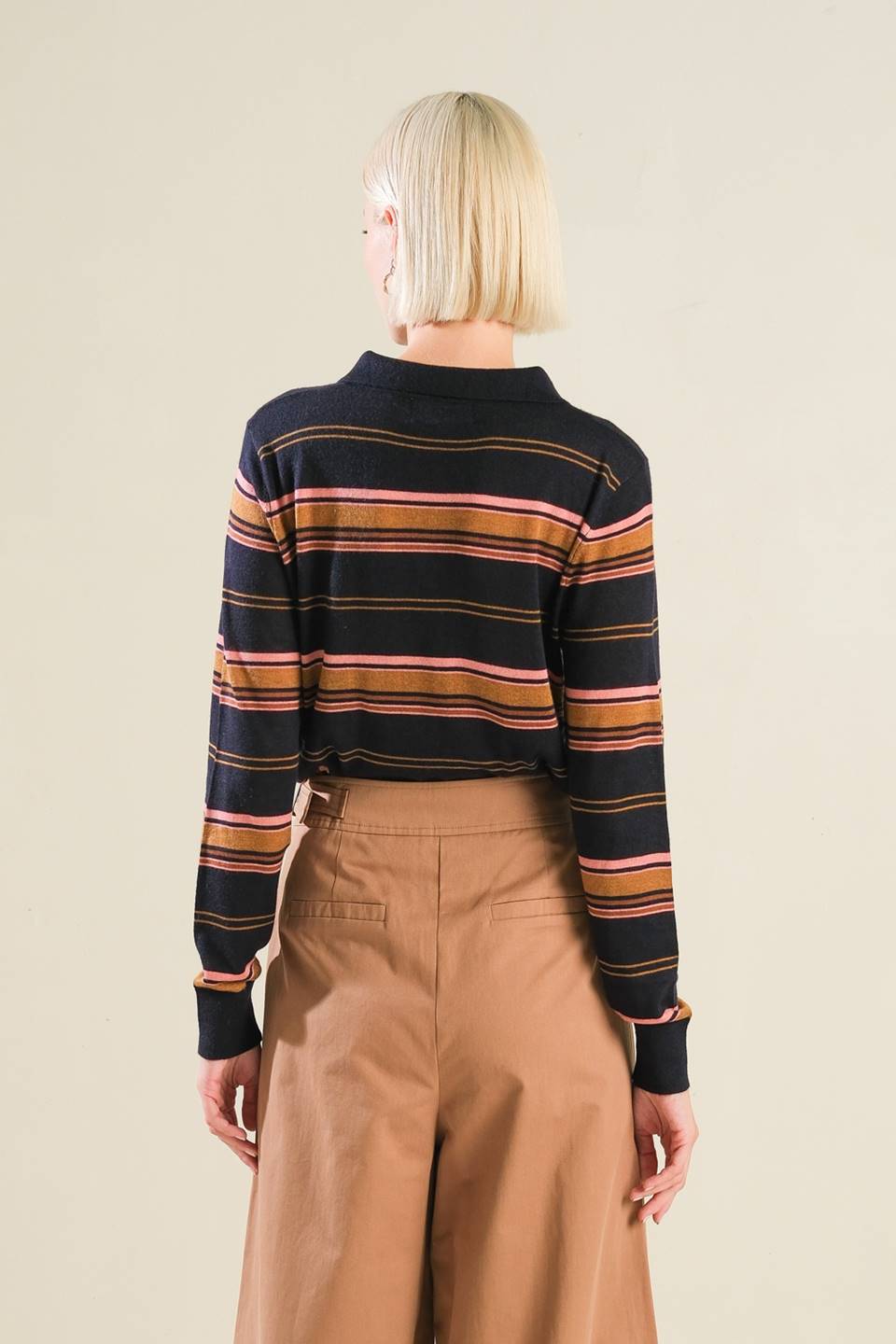 CALL IT FATE SWEATER POLO TOP - Mack & Harvie