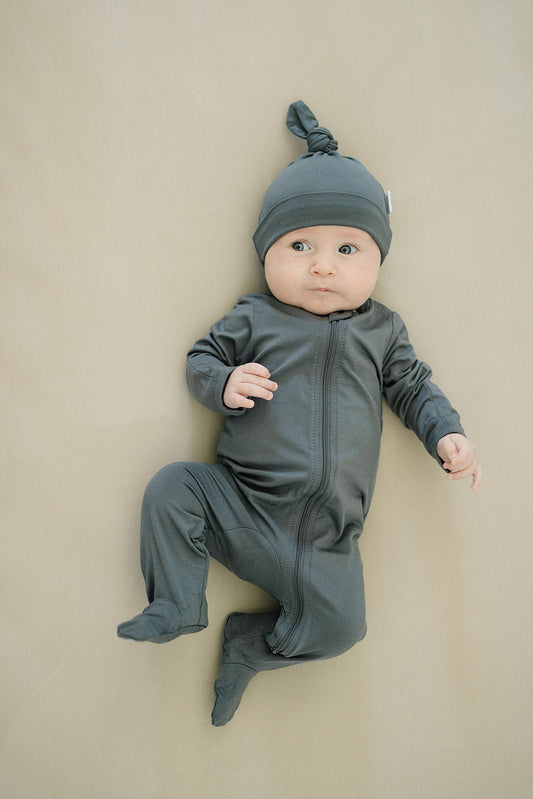 Charcoal Bamboo Zipper - Mack & Harvie