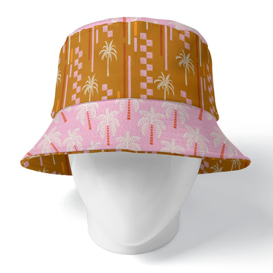 Checkered Summer Double-Sided Bucket Hat - Mack & Harvie
