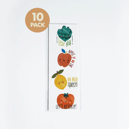 Little Chef Fake Tattoos - 10 pack