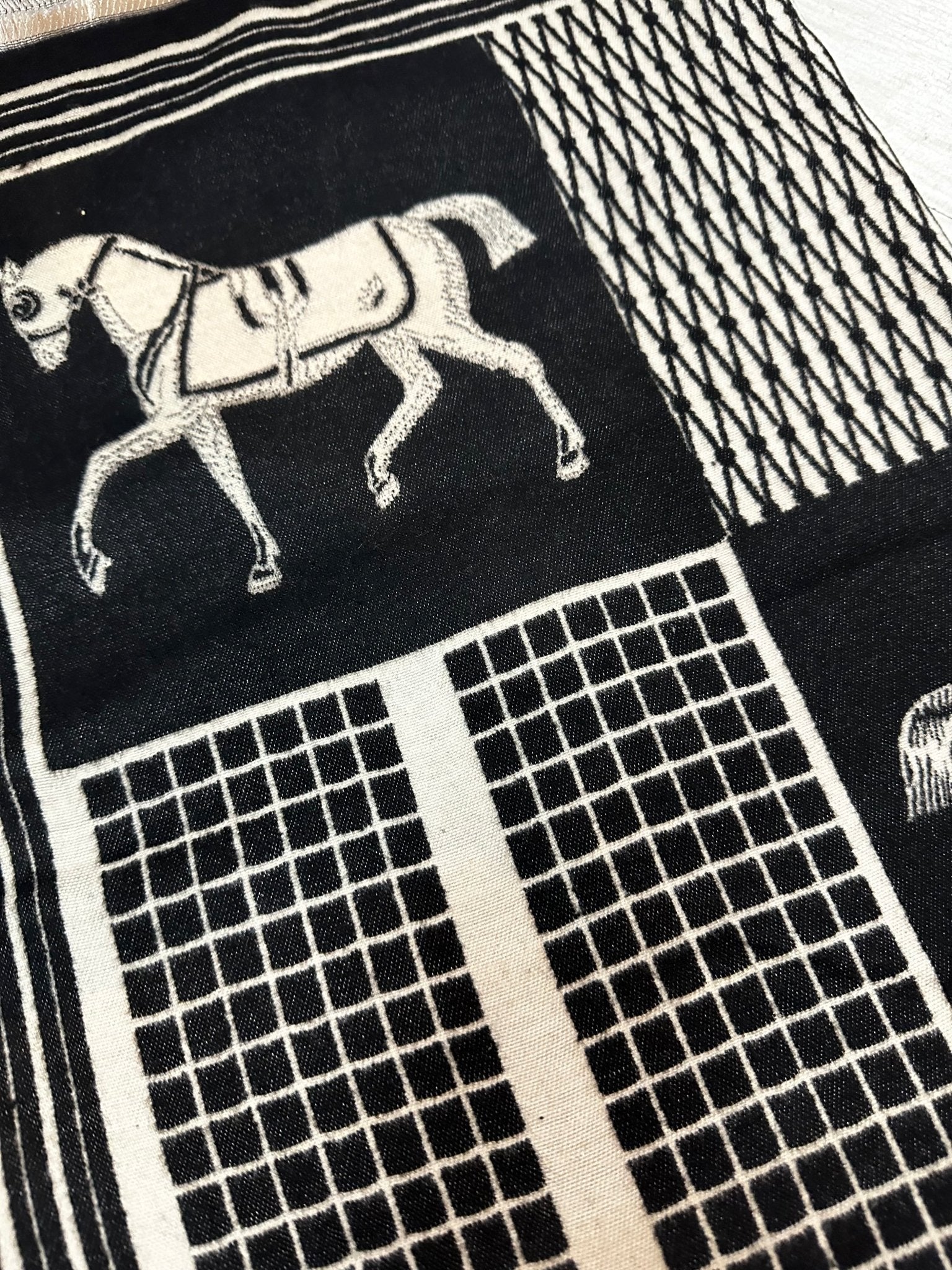 Chevron Checkered Equestrian Wrap 4 colors - Mack & Harvie