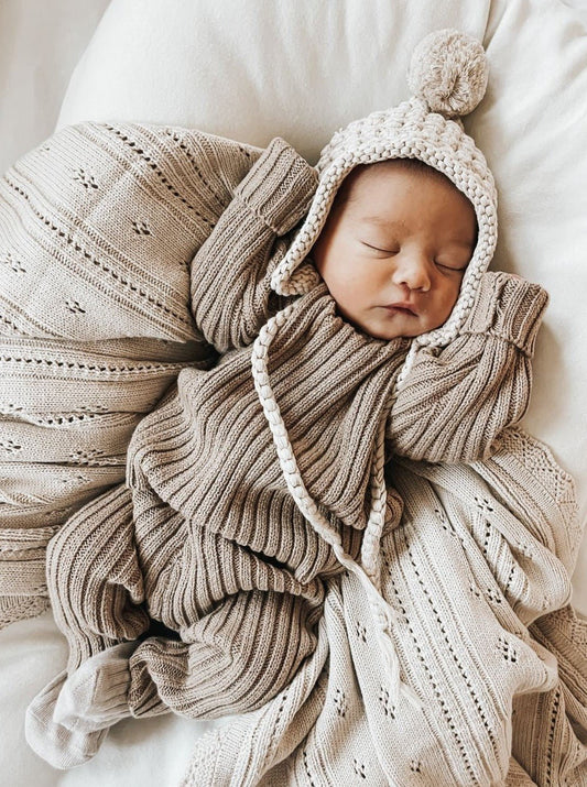 Chunky Rib Pullover - Acorn - Mack & Harvie