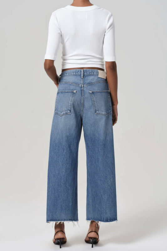 Ayla Raw-Hem Crop