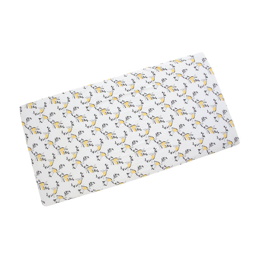 Crib Sheet in Citrus Signature