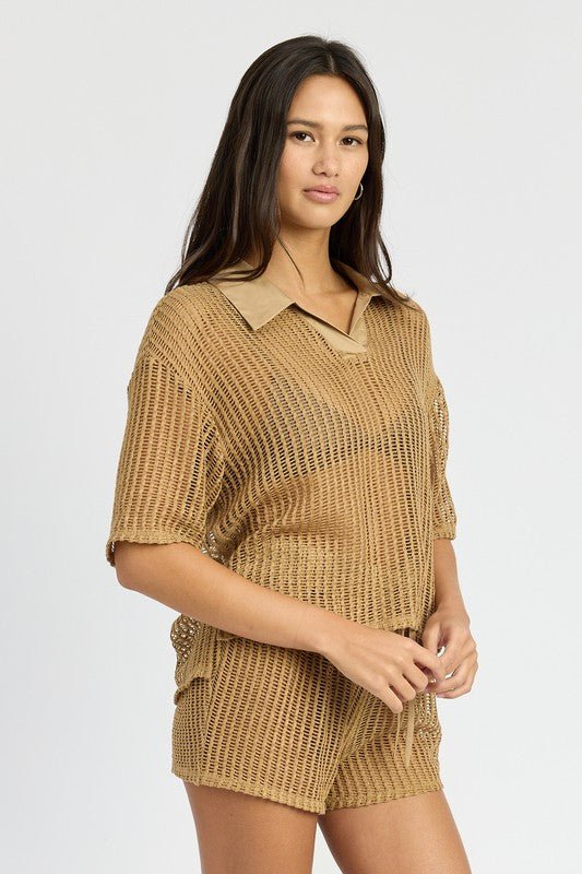 COLLARED LOUNGE SHIRT - Mack & Harvie