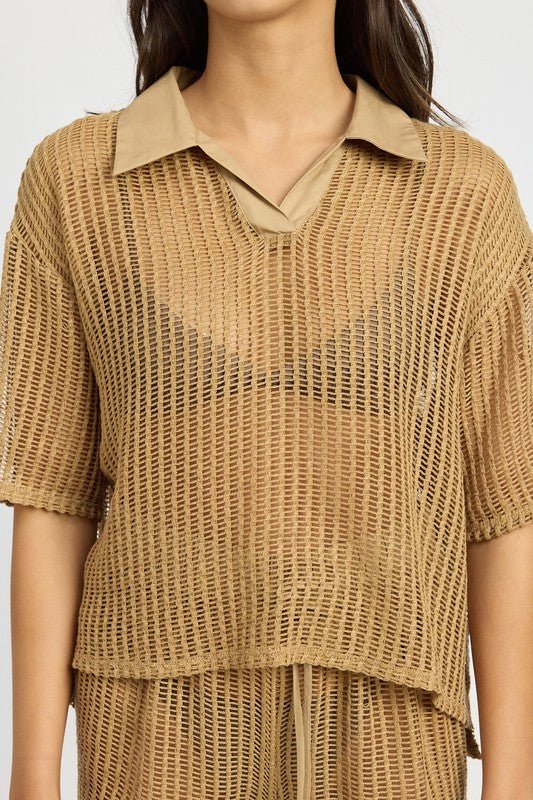 COLLARED LOUNGE SHIRT - Mack & Harvie