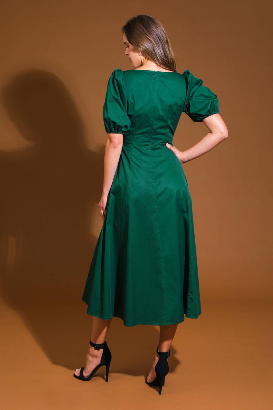 COLORS OF MY HEART WOVEN MIDI DRESS - Mack & Harvie