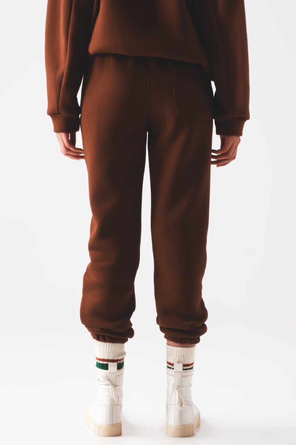 Cotton Jogger in Brown - Mack & Harvie