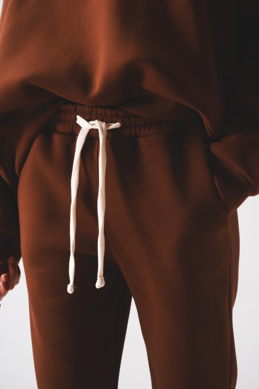 Cotton Jogger in Brown - Mack & Harvie