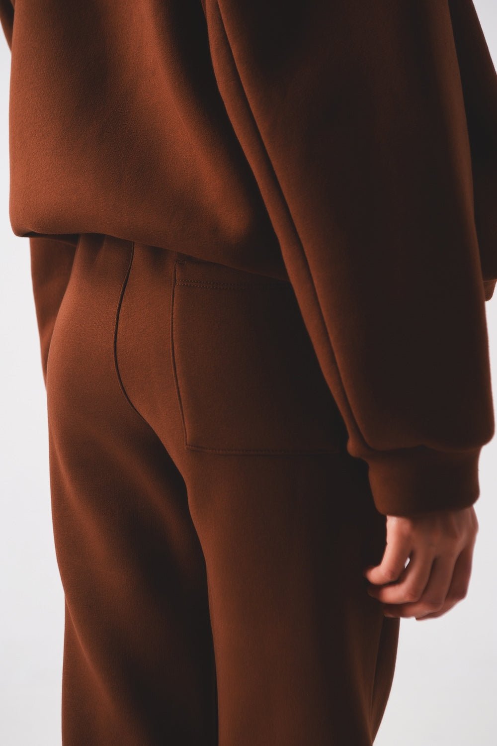 Cotton Jogger in Brown - Mack & Harvie
