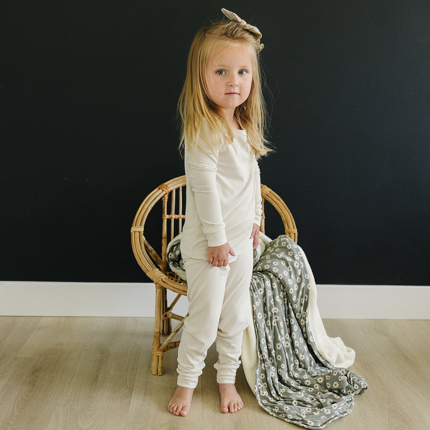 Cream Ribbed Bamboo Cozy Set - Mack & Harvie