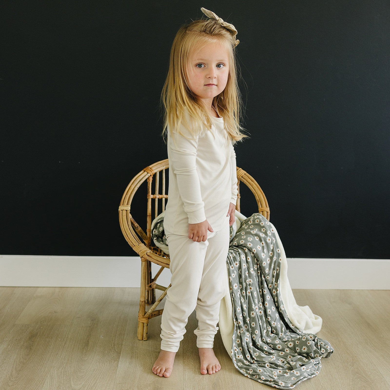 Cream Ribbed Bamboo Cozy Set - Mack & Harvie