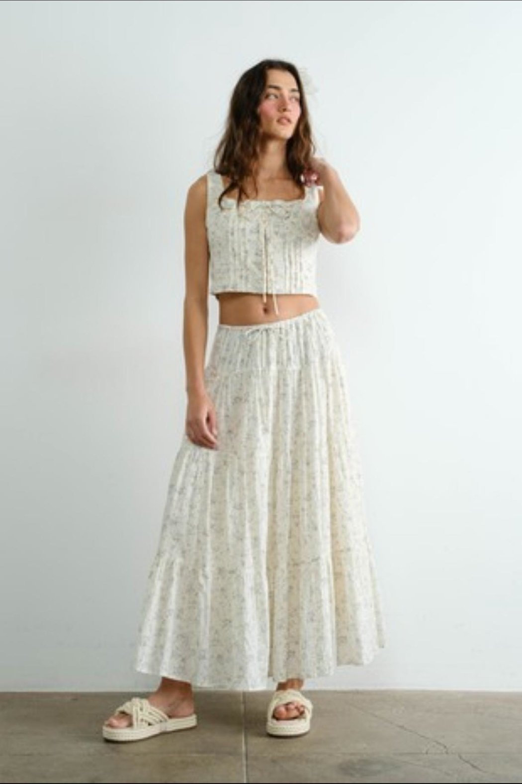 Floral Skirt Set