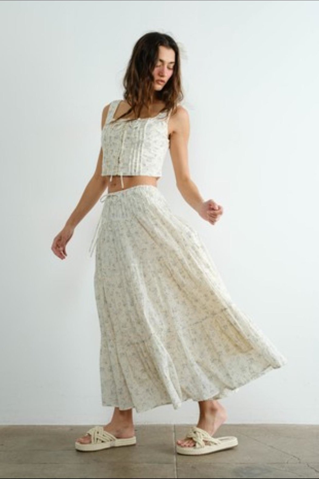 Floral Skirt Set