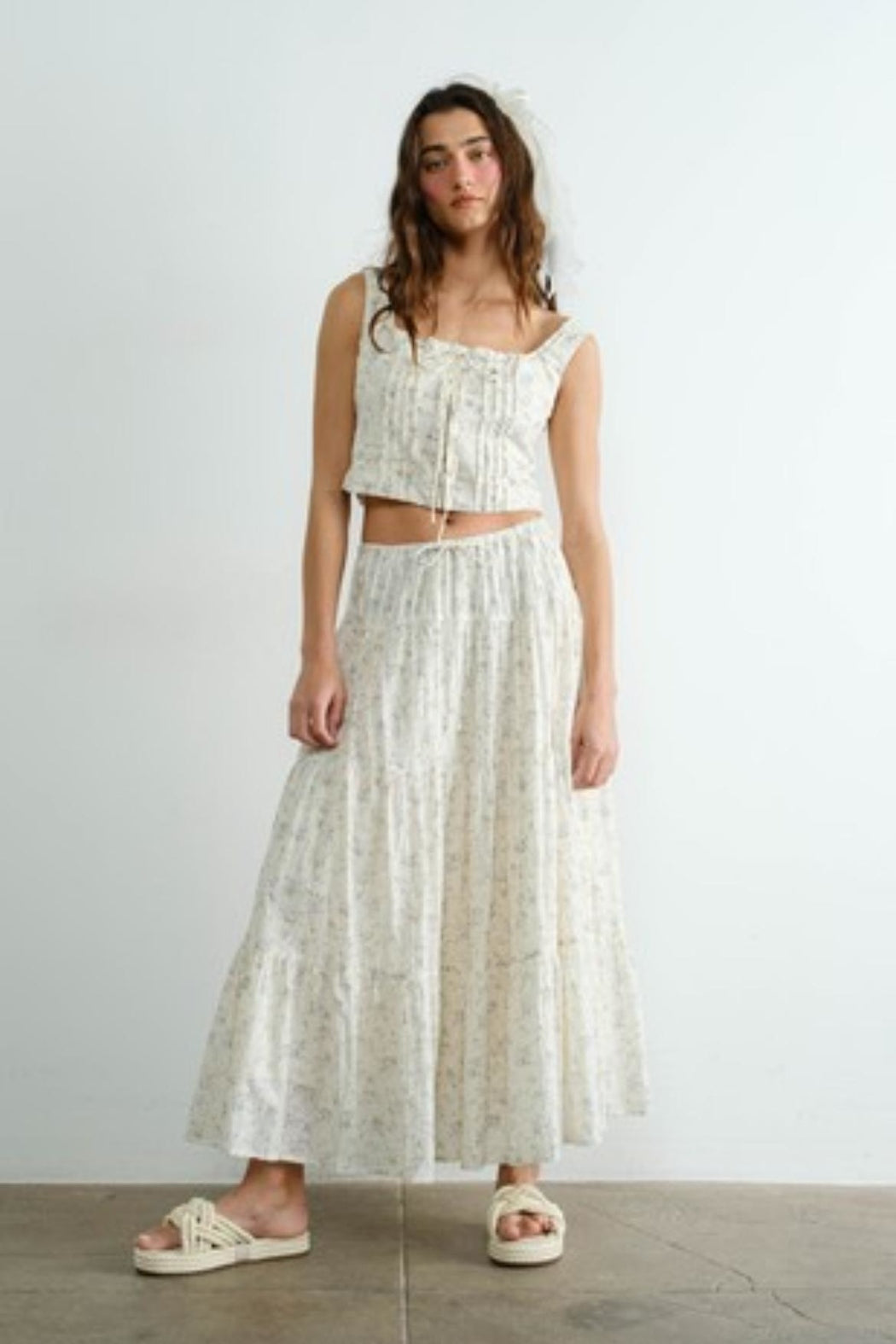 Floral Skirt Set