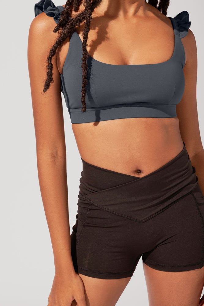 Crisscross Hourglass® Booty Short - Black - Mack & Harvie