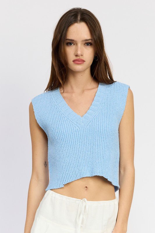 CROP VEST STYLE TOP - Mack & Harvie