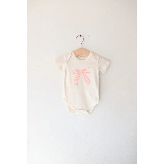 Cutesy Bow Baby Onesie