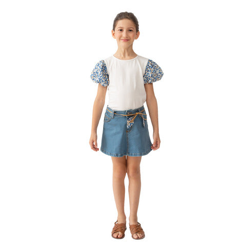 Piccola Ludo - Denim Skirt