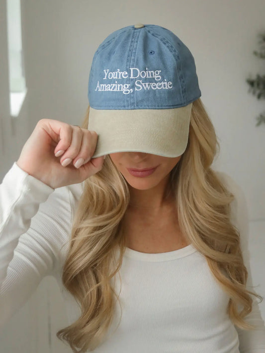You're Doing Amazing, Sweetie Two Tone Dad Hat