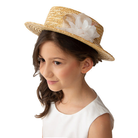Piccola Ludo - Straw Flower Hat