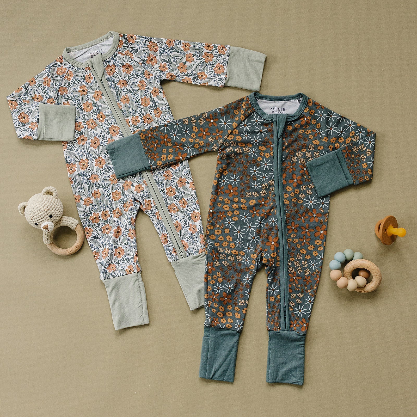 Dainty Meadow Bamboo Zipper - Mack & Harvie