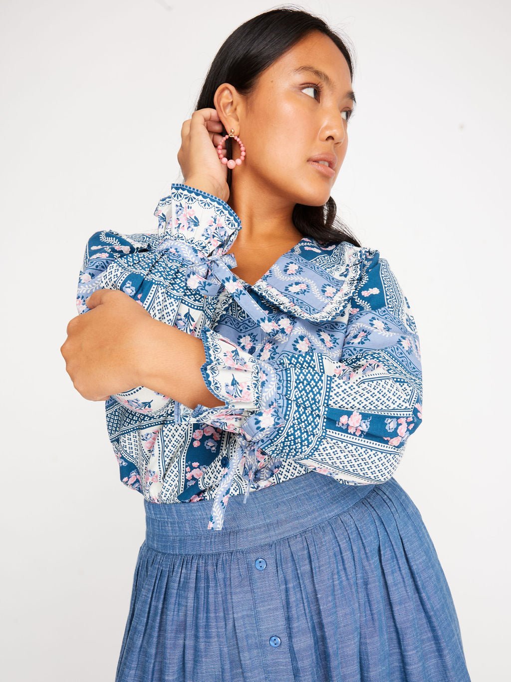 Daisy Blouse Vintage Floral - Mack & Harvie