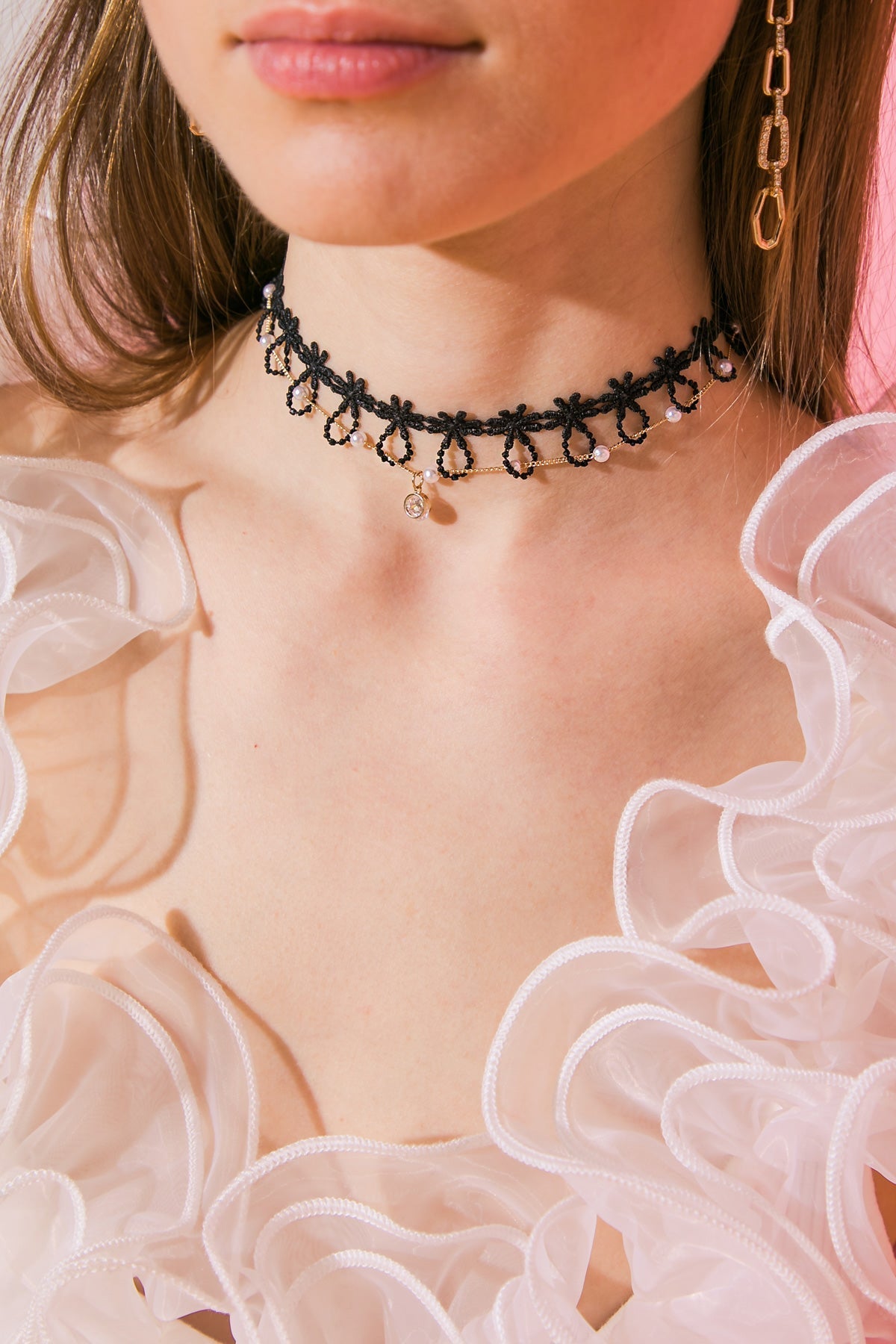 DAISY CHAIN PEARLS CHOKER - Mack & Harvie