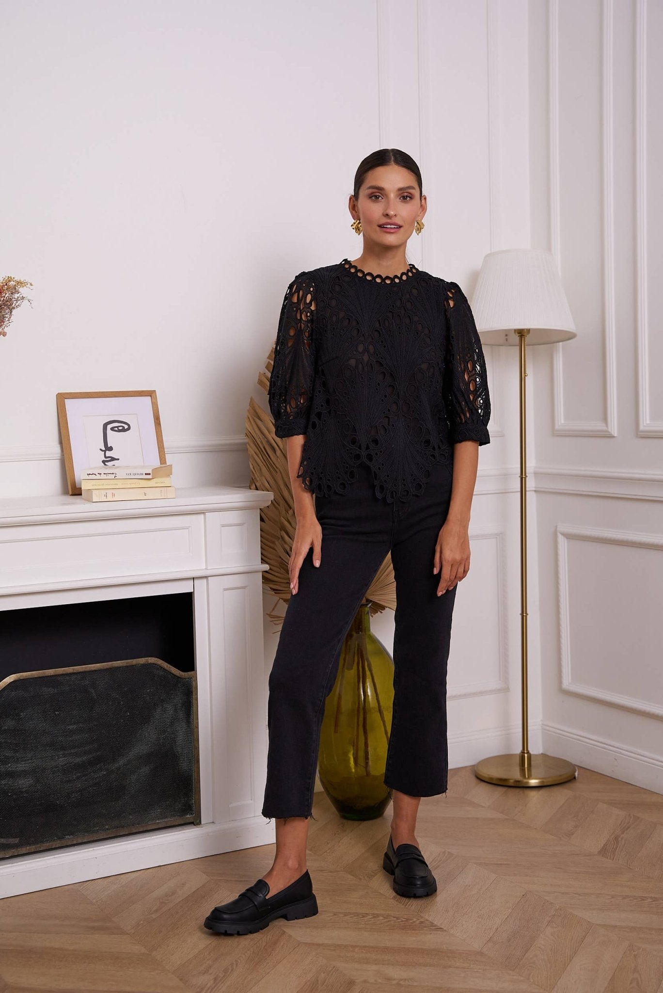 Daisy Guipure Lace Top - Mack & Harvie