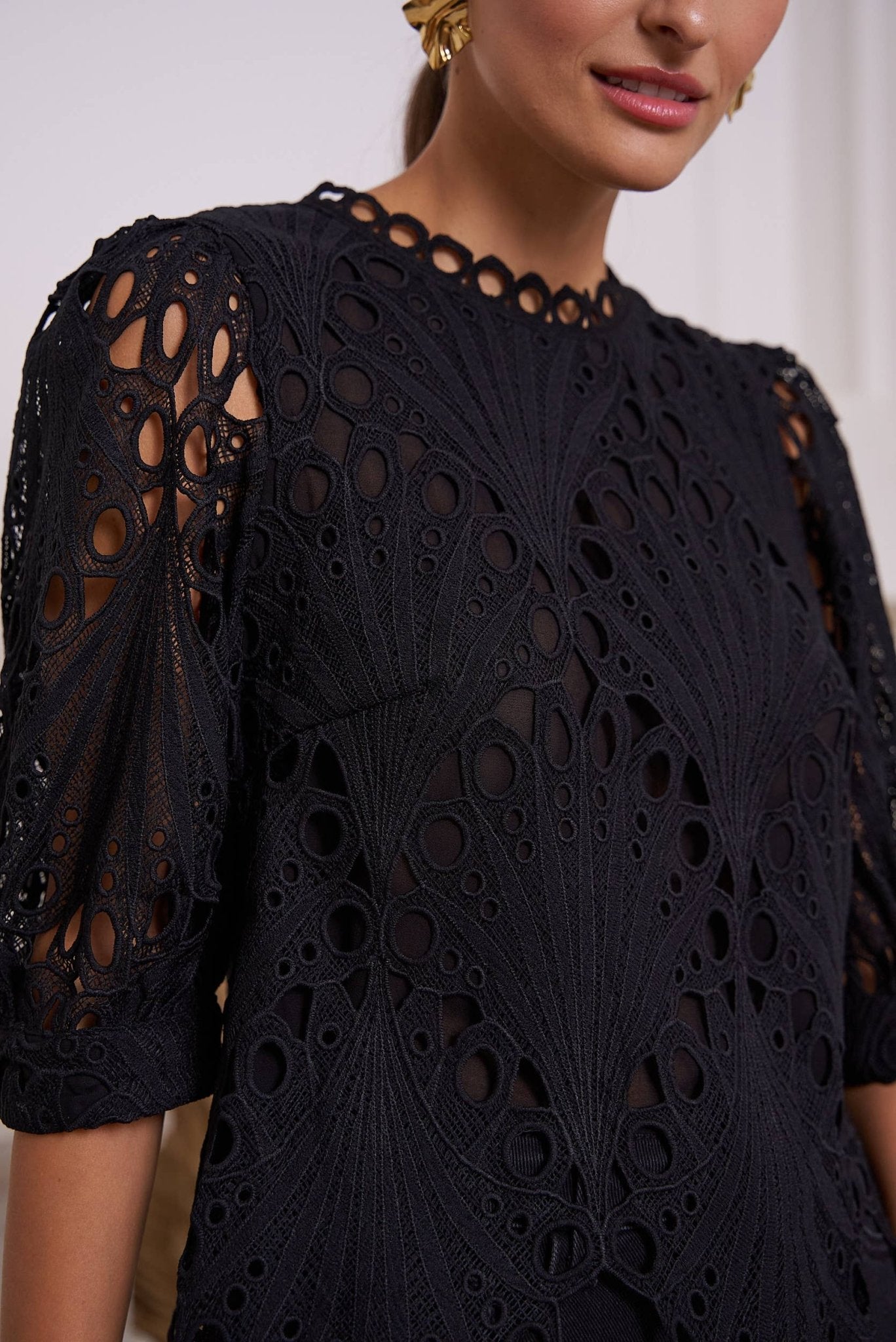 Daisy Guipure Lace Top - Mack & Harvie