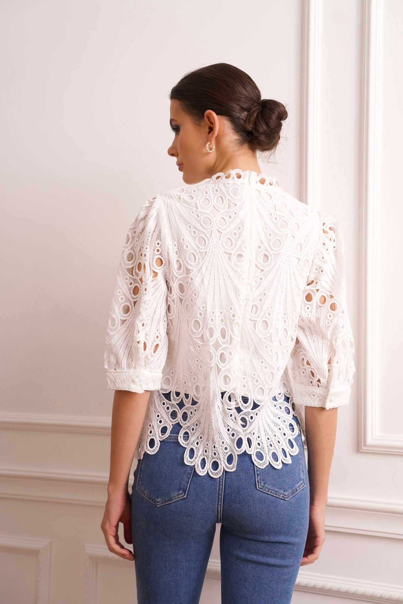 Daisy Guipure Lace Top - Mack & Harvie