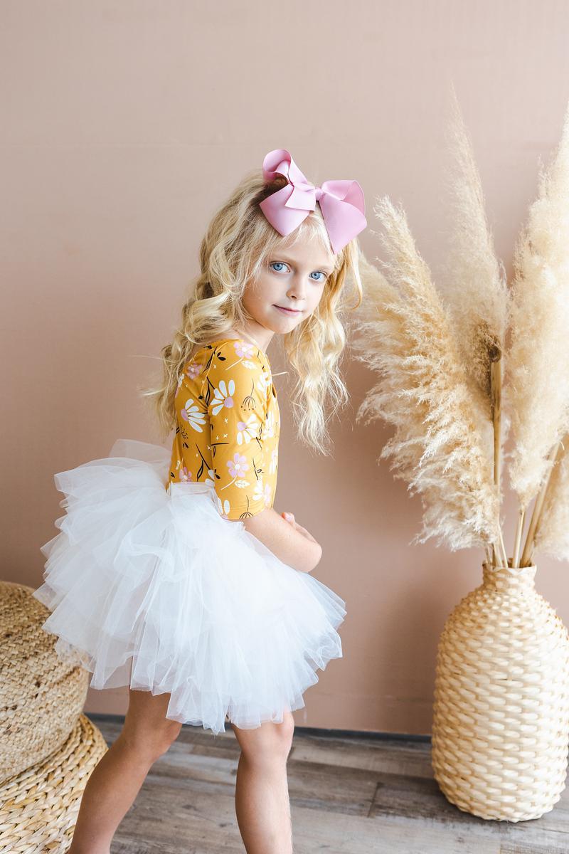 Dandelions in Fall 3/4 Tutu Leotard - Mack & Harvie