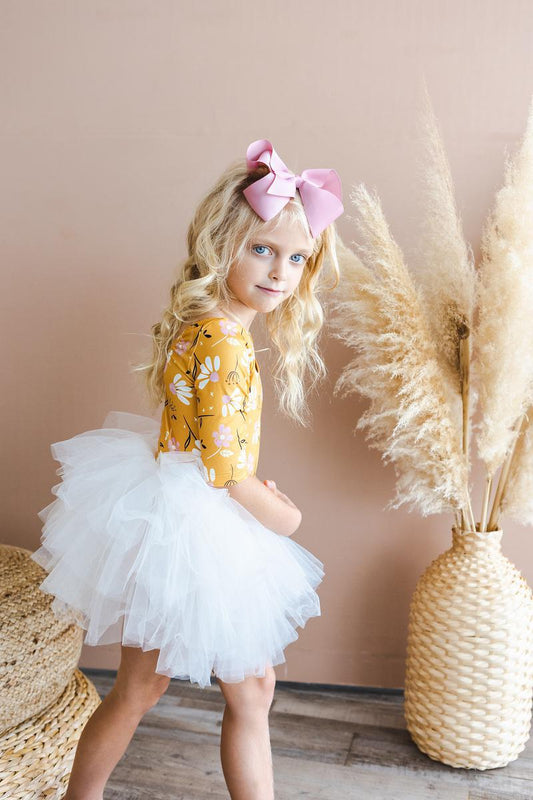 Dandelions in Fall 3/4 Tutu Leotard - Mack & Harvie