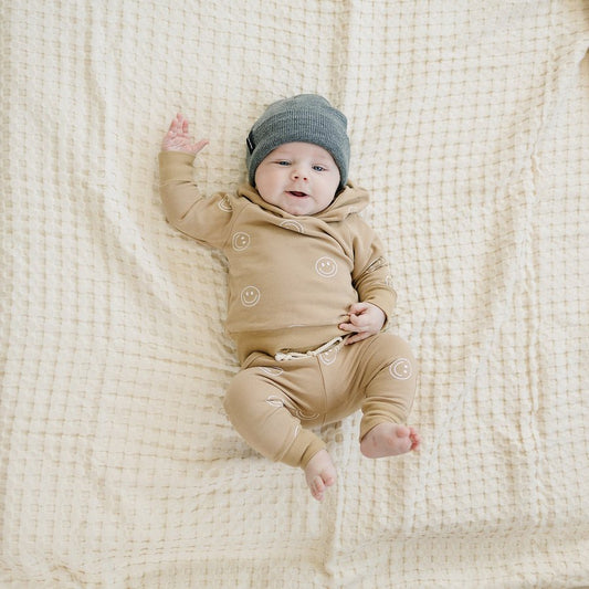 Dark Grey Mebie Baby Beanie - Mack & Harvie