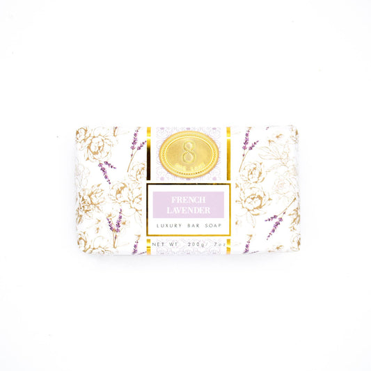 French Lavender Wrapped Bar Soap