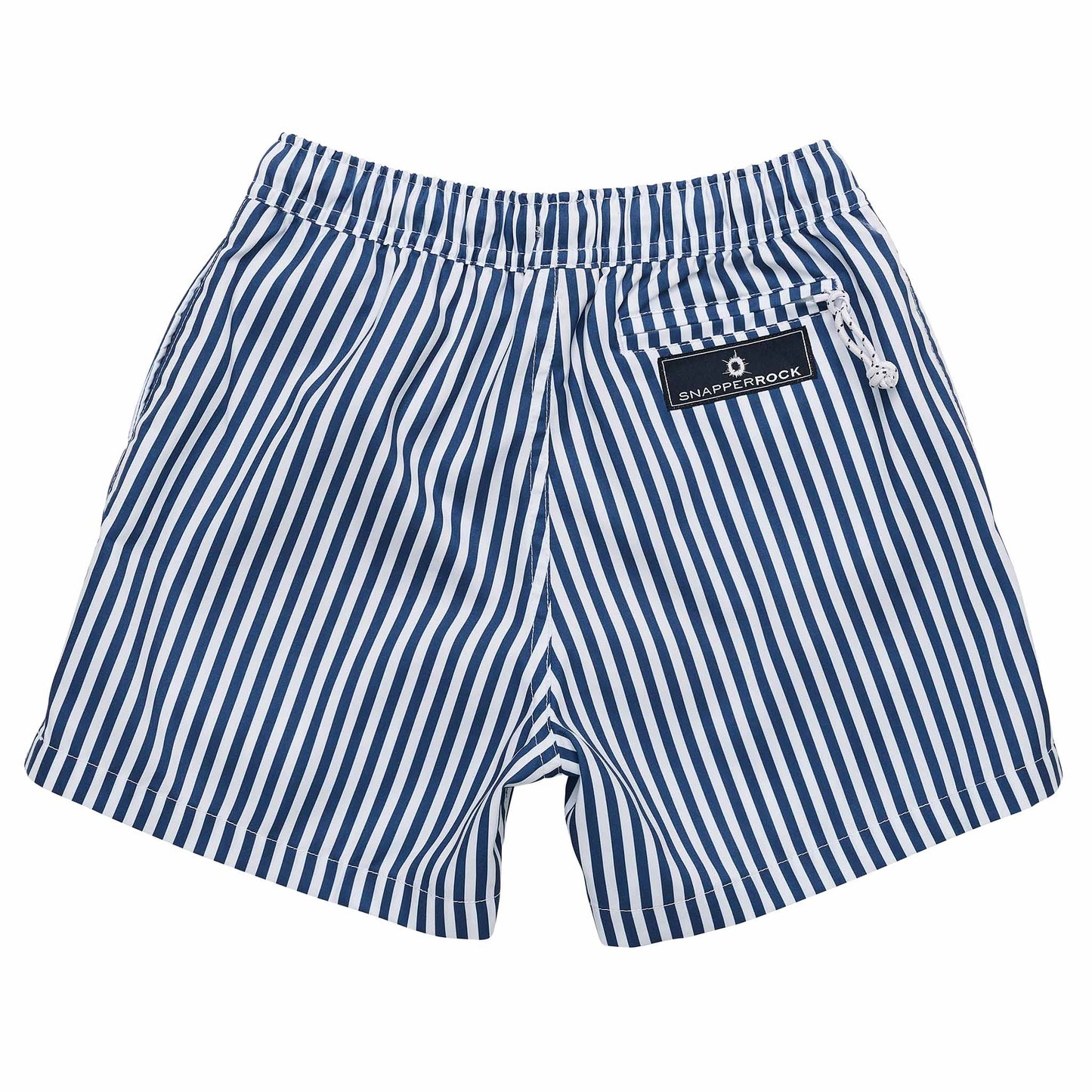 Denim Stripe Comfort Lined Swim Short - Mack & Harvie
