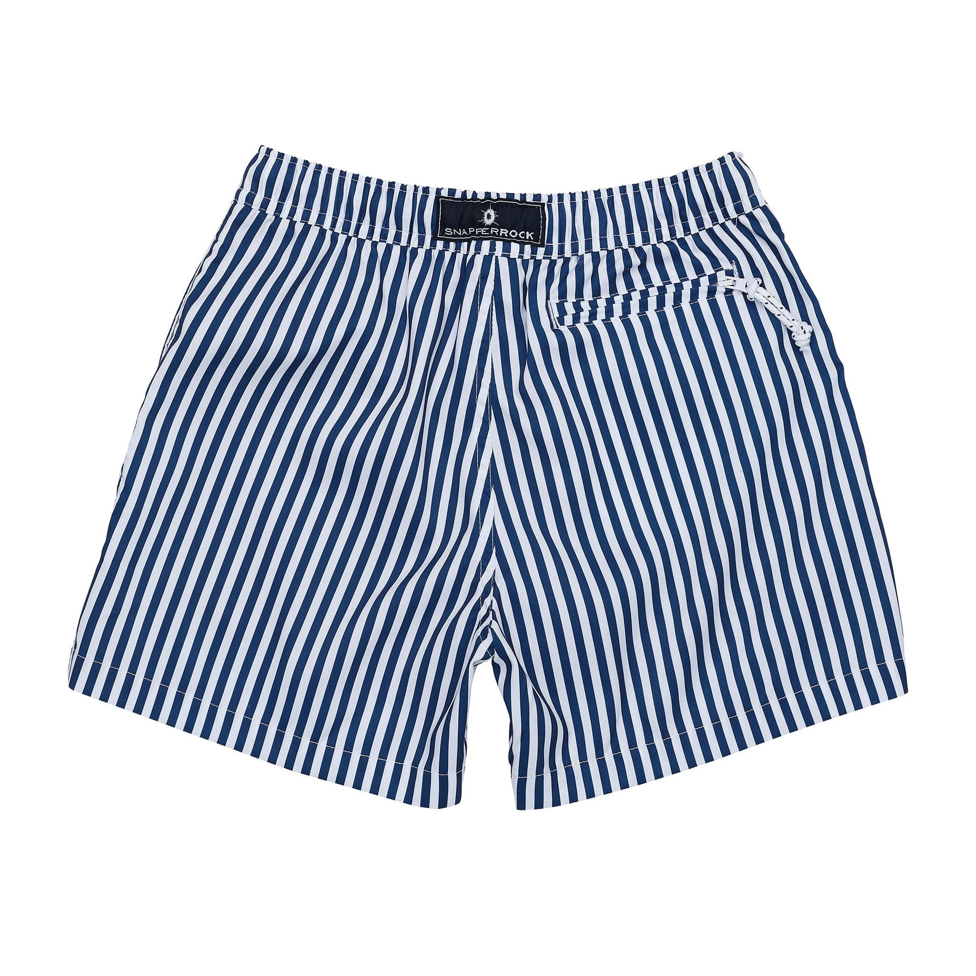 Denim Stripe Comfort Lined Swim Short - Mack & Harvie