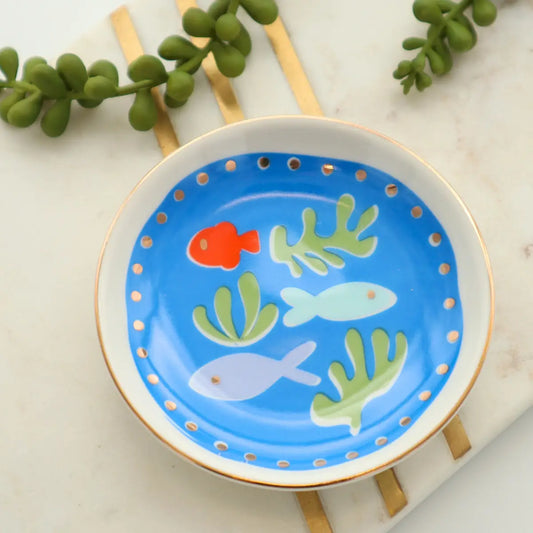 Swimming Fish Trinket Tray