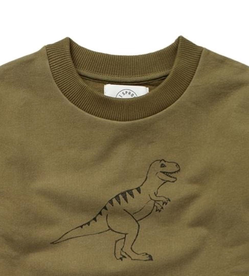 Dino Sweatshirt - Khaki - Mack & Harvie