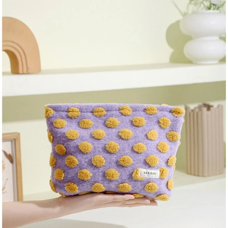 Color Block Cometic Bag - Large