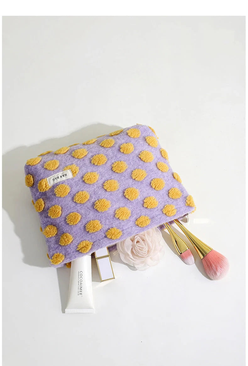 Color Block Cometic Bag - Large