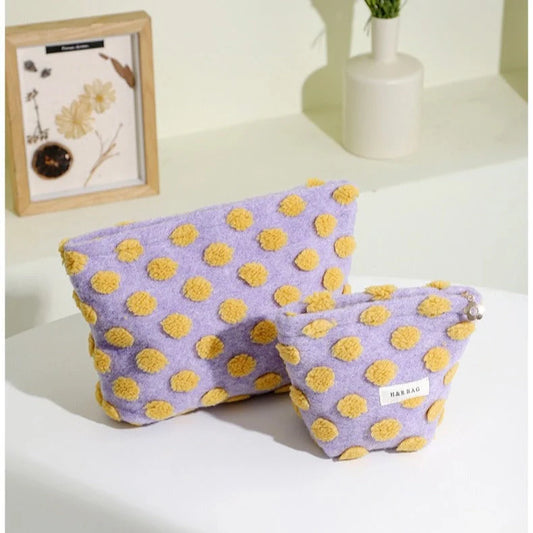 Color Block Cometic Bag - Large