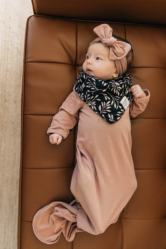 Dusty Rose Bamboo Knot Gown - Mack & Harvie