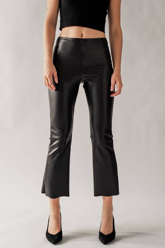 Vegan Cropped Flare