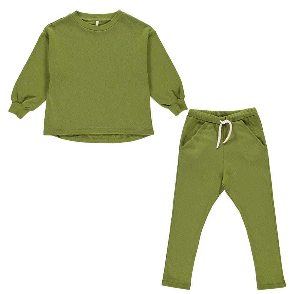 Easy Pullover & Pocket Pants - Leaf - Mack & Harvie